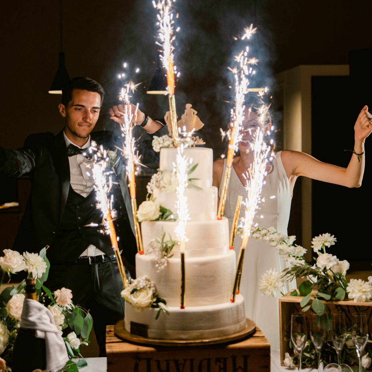 Wedding cake lors d'un mariage en Provence