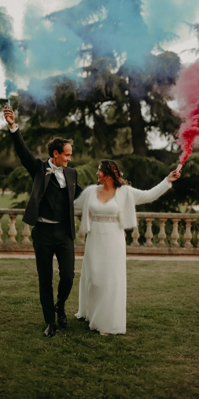 Cocktail de mariage en extérieur lors d'une prestation en Provence